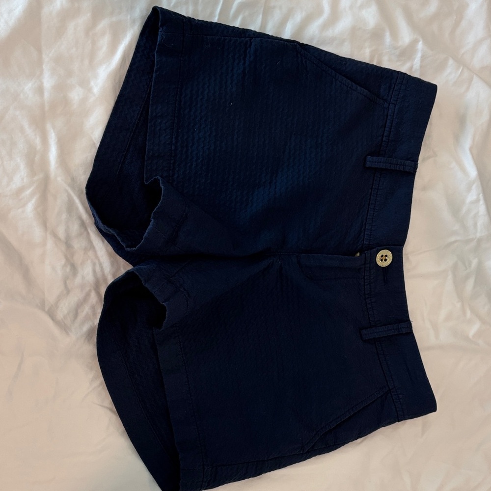 Lilly Pulitzer Dark Blue High Waist Shorts